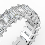 The Genevieve Ring — Emerald Lab-Grown Diamond Eternity Band | The Jewel Concierge