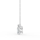 The Caelina Necklace - Pear Cut with Hidden Halo