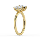 The Julia Ring — Pear and Marquise Toi Et Moi Lab-Grown Diamond Engagement Ring in Yellow Gold | The Jewel Concierge