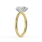 The Margot Ring — Pear and Radiant Toi Et Moi Lab-Grown Diamond Engagement Ring in Two-Tone Yellow and White Gold | The Jewel Concierge