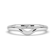 The Megan Ring — Contoured Wedding Band | The Jewel Concierge