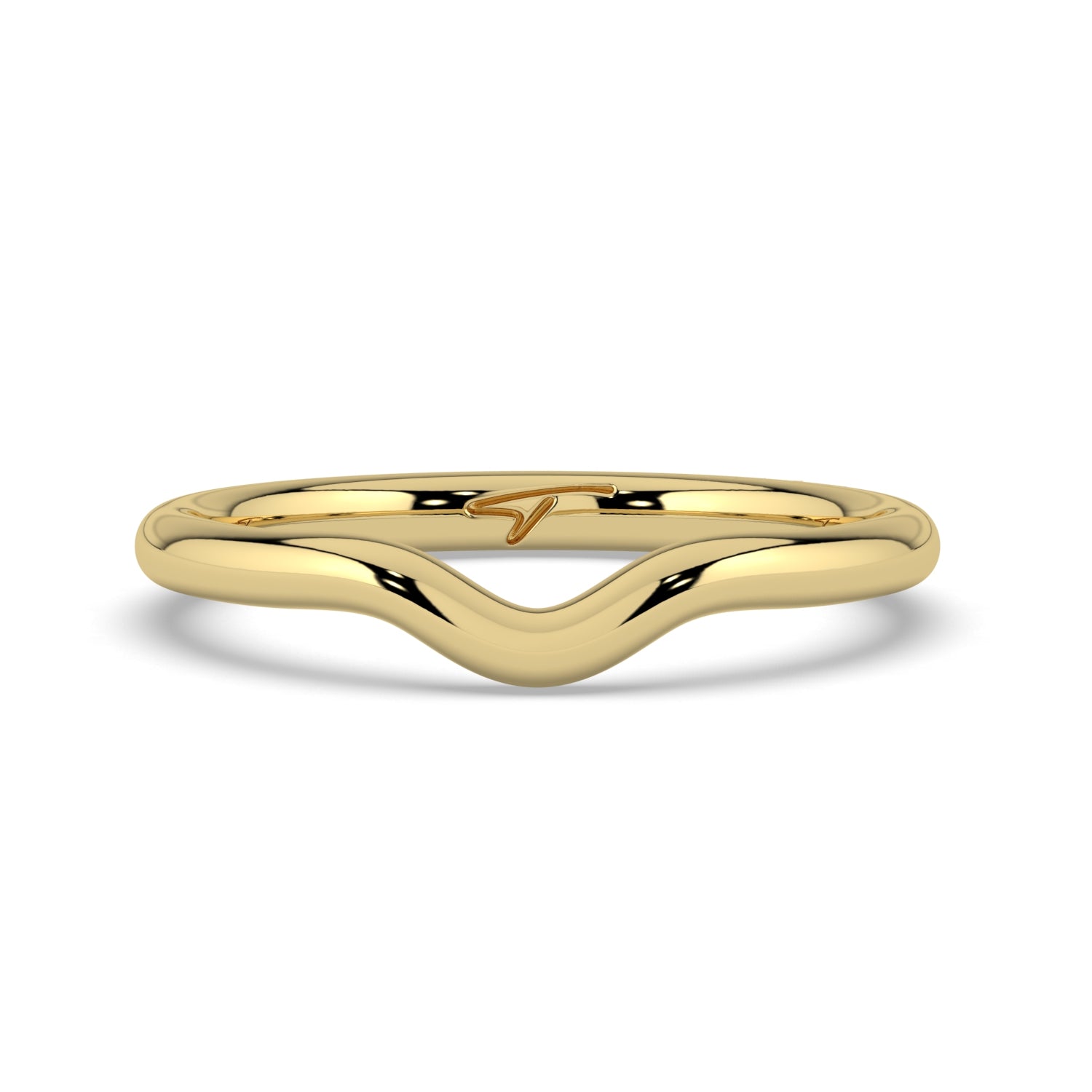 The Megan Ring - Contoured Wedding Band