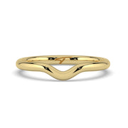 The Megan Ring — Contoured Wedding Band | The Jewel Concierge