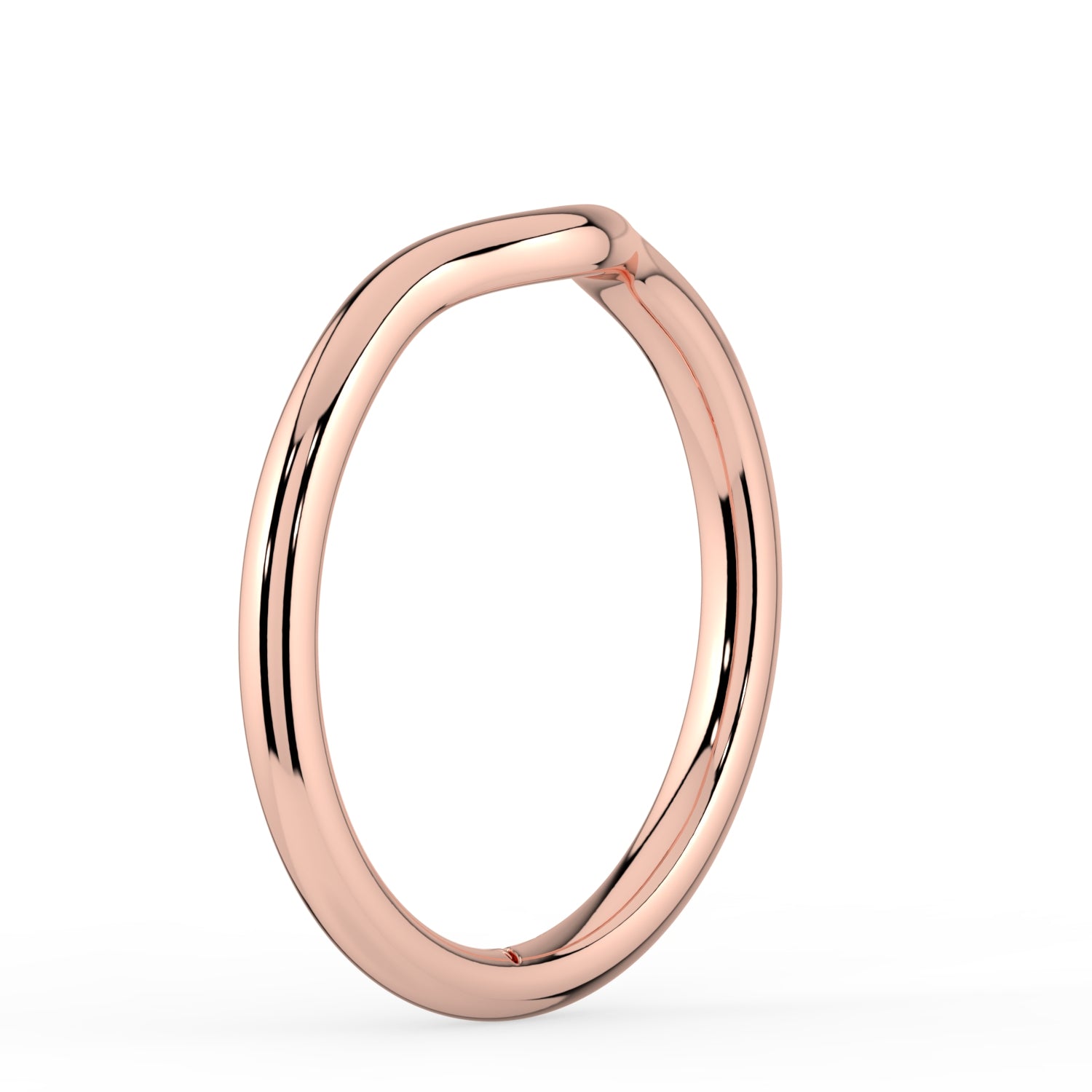 The Megan Ring - Contoured Wedding Band