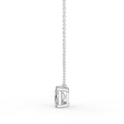 The Lirien Necklace -  East-West Emerald Cut