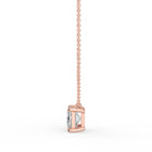 The Lirien Necklace -  East-West Emerald Cut