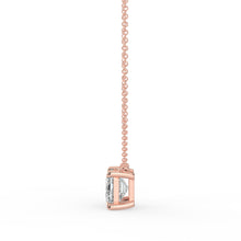The Lirien Necklace -  East-West Emerald Cut