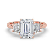 The Selene Ring – Emerald & Trapezoid Trilogy – The Jewel Concierge