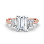 The Selene Ring – Emerald & Trapezoid Trilogy – The Jewel Concierge