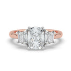 The Selene Ring - Cushion & Trapezoid Trilogy