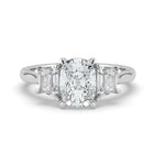 The Selene Ring - Cushion & Trapezoid Trilogy