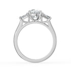 The Selene Ring - Cushion & Trapezoid Trilogy