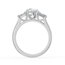 The Selene Ring - Cushion & Trapezoid Trilogy