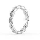 The Elysande Wedding Band - Braided Gold