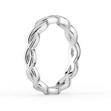 The Elysande Wedding Band - Braided Gold