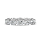 The Elysande Wedding Band - Braided Pavé