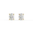 The Althea Earrings - 1.0 CTW Oval Studs