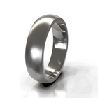 Brushed Classic Comfort Fit Men's Wedding Band