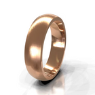 Brushed Classic Comfort Fit Men's Wedding Band