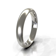 Brushed Domed Men's Wedding Band