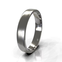 Brushed Classic Flat Men's Wedding Band