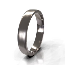 Brushed Classic Flat Men's Wedding Band
