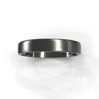 Brushed Classic Flat Men's Wedding Band