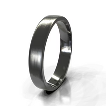 Brushed Classic Flat Men's Wedding Band