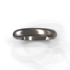 Brushed Domed Men's Wedding Band