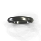Brushed Domed Men's Wedding Band