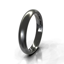 Brushed Domed Men's Wedding Band
