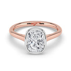 The Polaris Ring - Elongated Cushion Bezel Solitaire