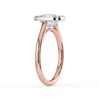 The Polaris Ring - Elongated Cushion Bezel Solitaire
