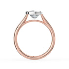 The Polaris Ring - Elongated Cushion Bezel Solitaire