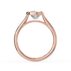 The Polaris Ring - Elongated Cushion Bezel Solitaire