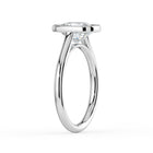 The Polaris Ring - Elongated Cushion Bezel Solitaire