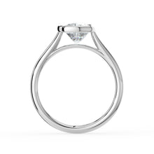 The Polaris Ring - Elongated Cushion Bezel Solitaire