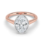 The Polaris Ring - Oval Bezel Solitaire