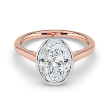 The Polaris Ring - Oval Bezel Solitaire