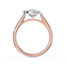 The Polaris Ring - Oval Bezel Solitaire