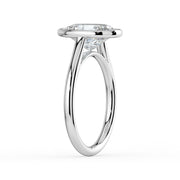 The Polaris Ring — Oval Bezel Solitaire Lab-Grown Diamond Engagement Ring in White Gold | The Jewel Concierge
