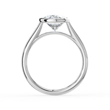 The Polaris Ring - Oval Bezel Solitaire