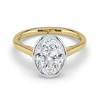 The Polaris Ring - Oval Bezel Solitaire