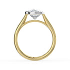The Polaris Ring - Oval Bezel Solitaire