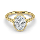The Polaris Ring - Oval Bezel Solitaire