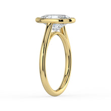 The Polaris Ring - Oval Bezel Solitaire