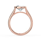 The Polaris Ring - Round Bezel Solitaire