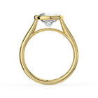 The Polaris Ring - Round Bezel Solitaire