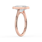 The Polaris Ring - 2.00 ct. Radiant Bezel Solitaire