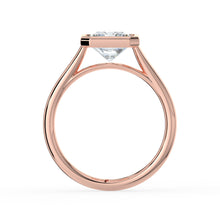 The Polaris Ring - 2.00 ct. Radiant Bezel Solitaire